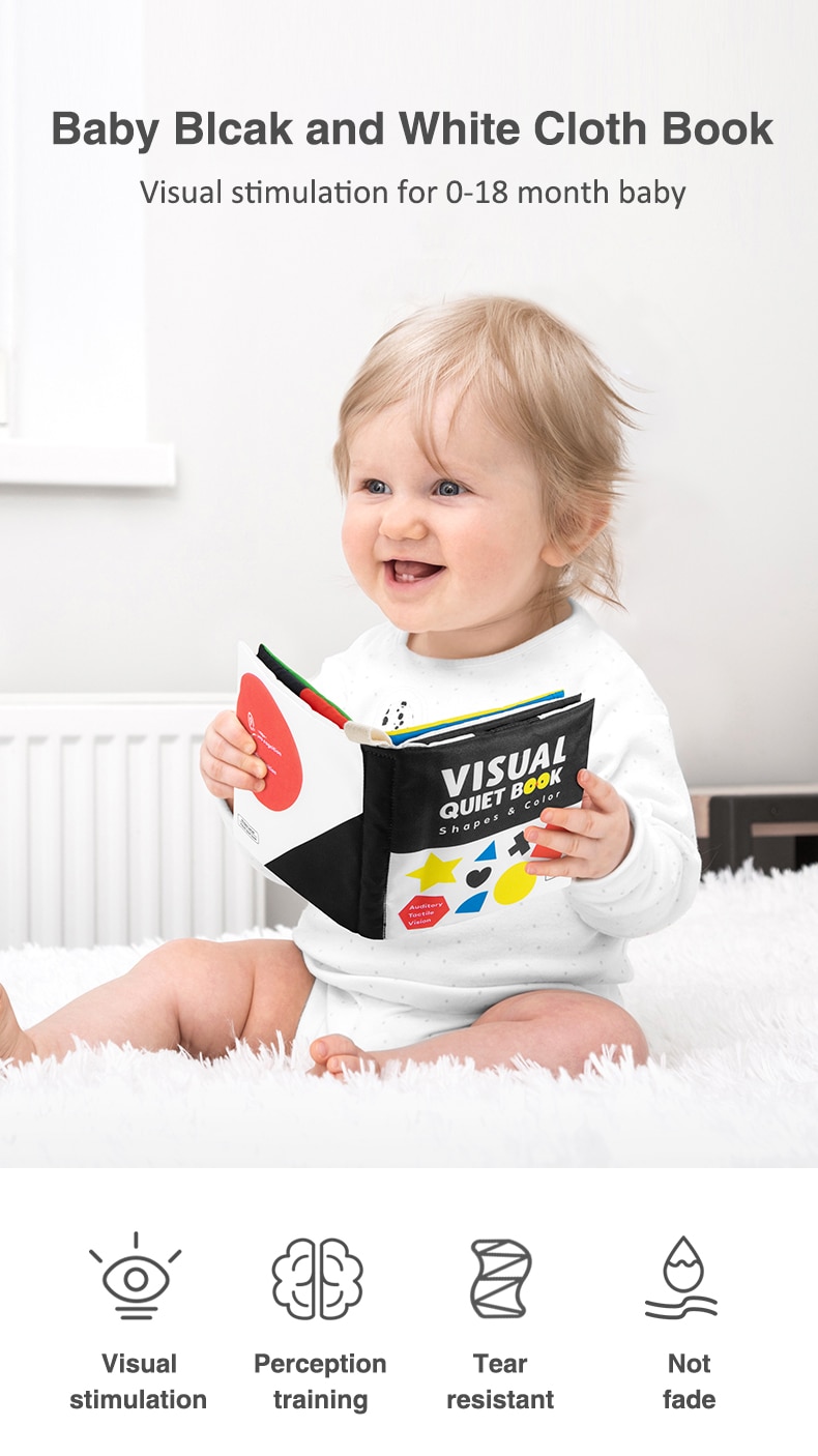 Baby Soft Book Educational Cloth Book